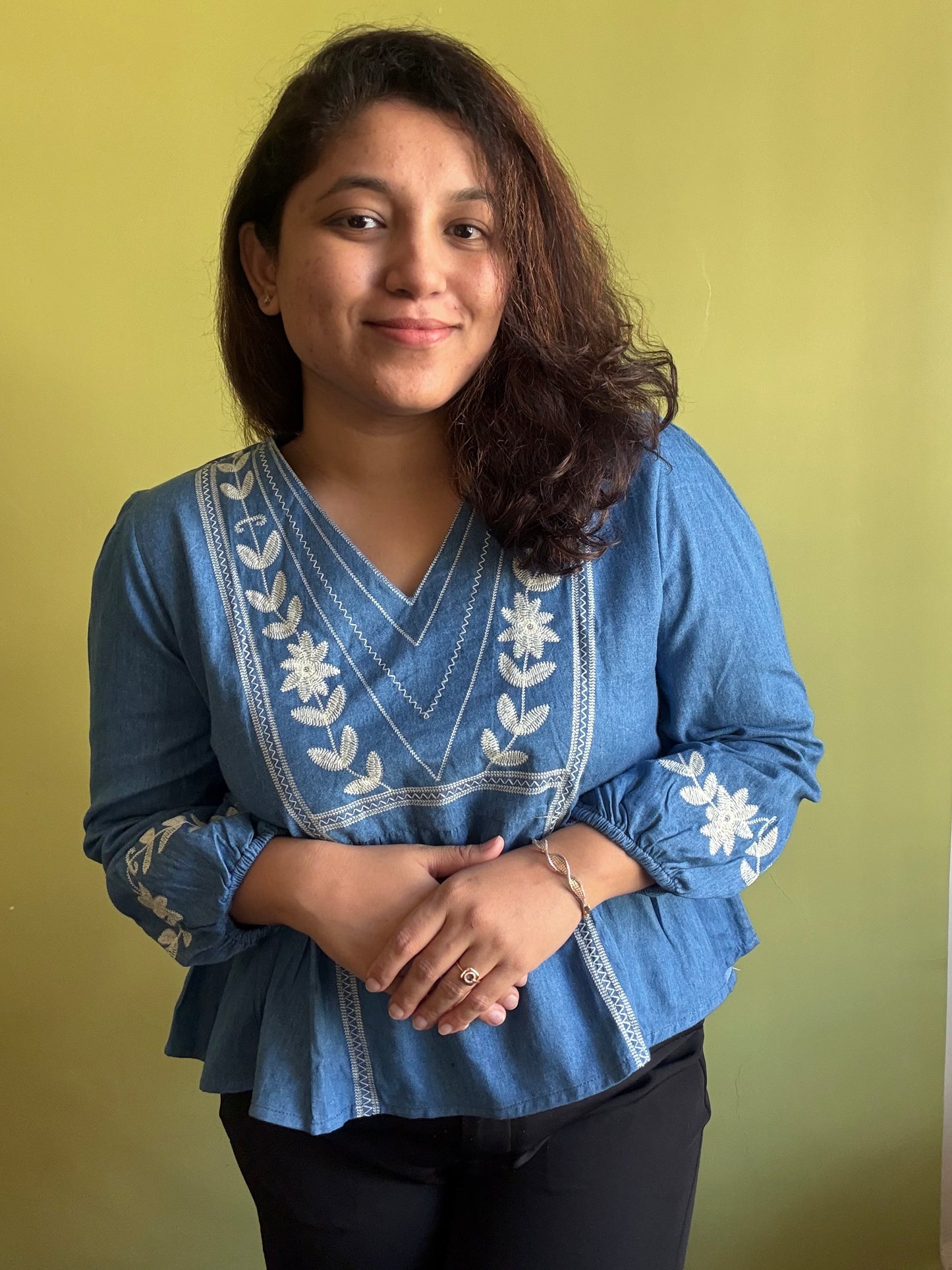 Denim Kurti (Dark Blue)