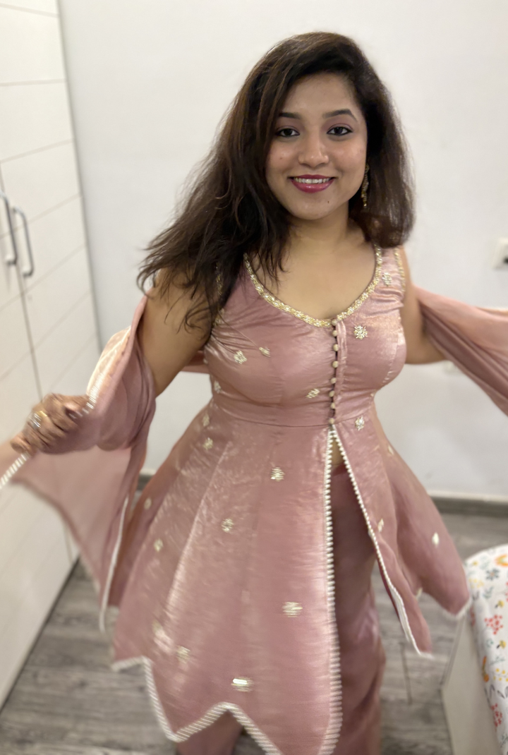 Dusty Pink Three-Piece Set