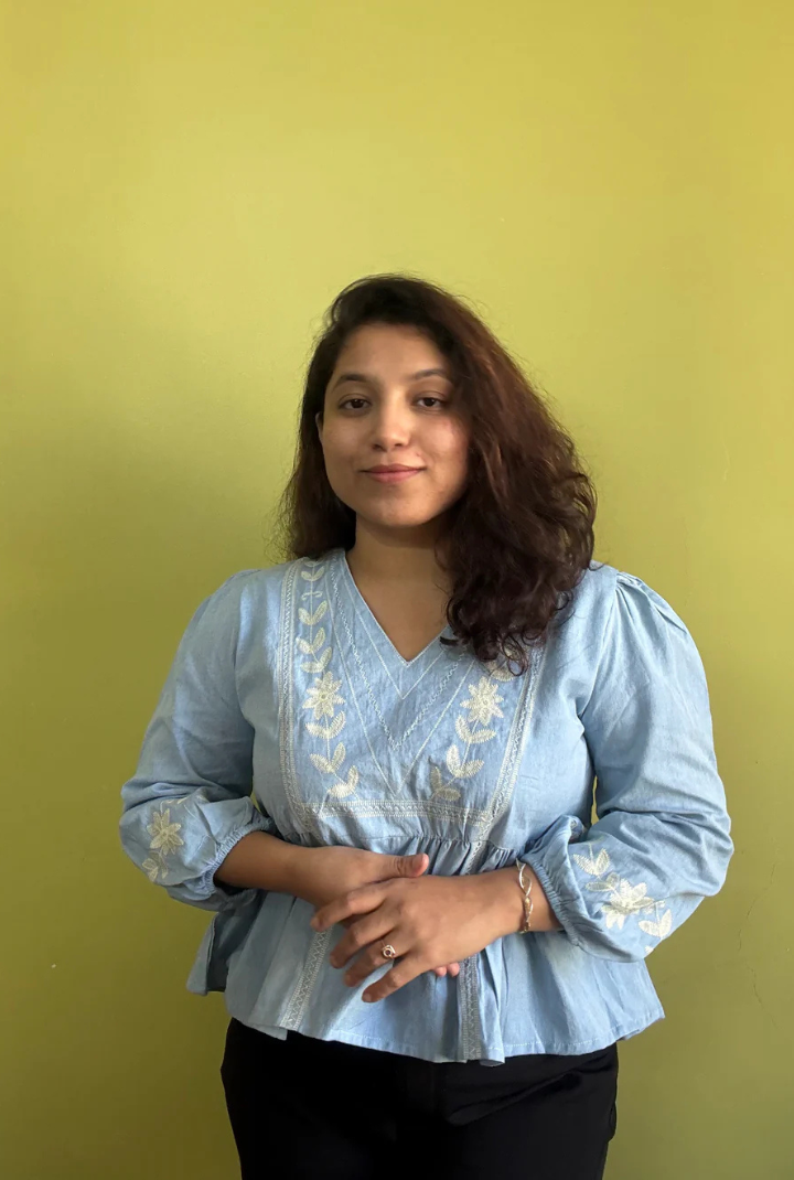 Denim Kurti (Light Blue)