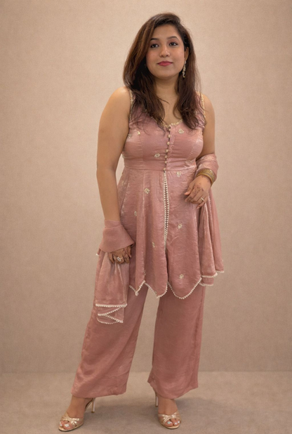 Dusty Pink Three-Piece Set