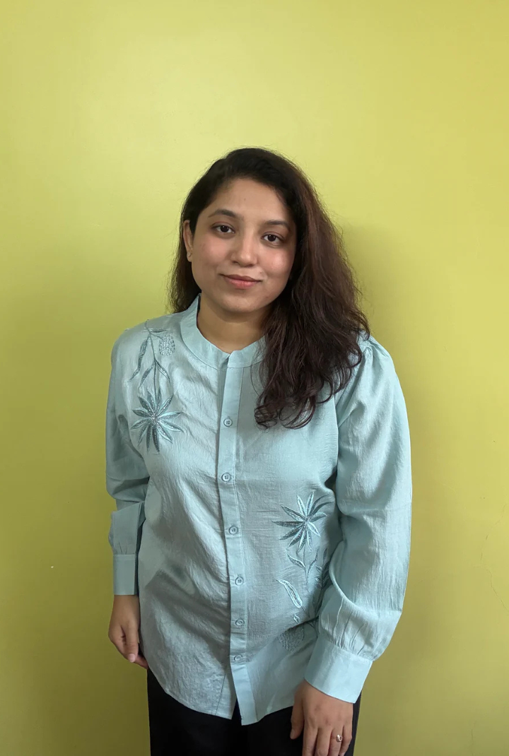 Powder Blue Kurti Shirt