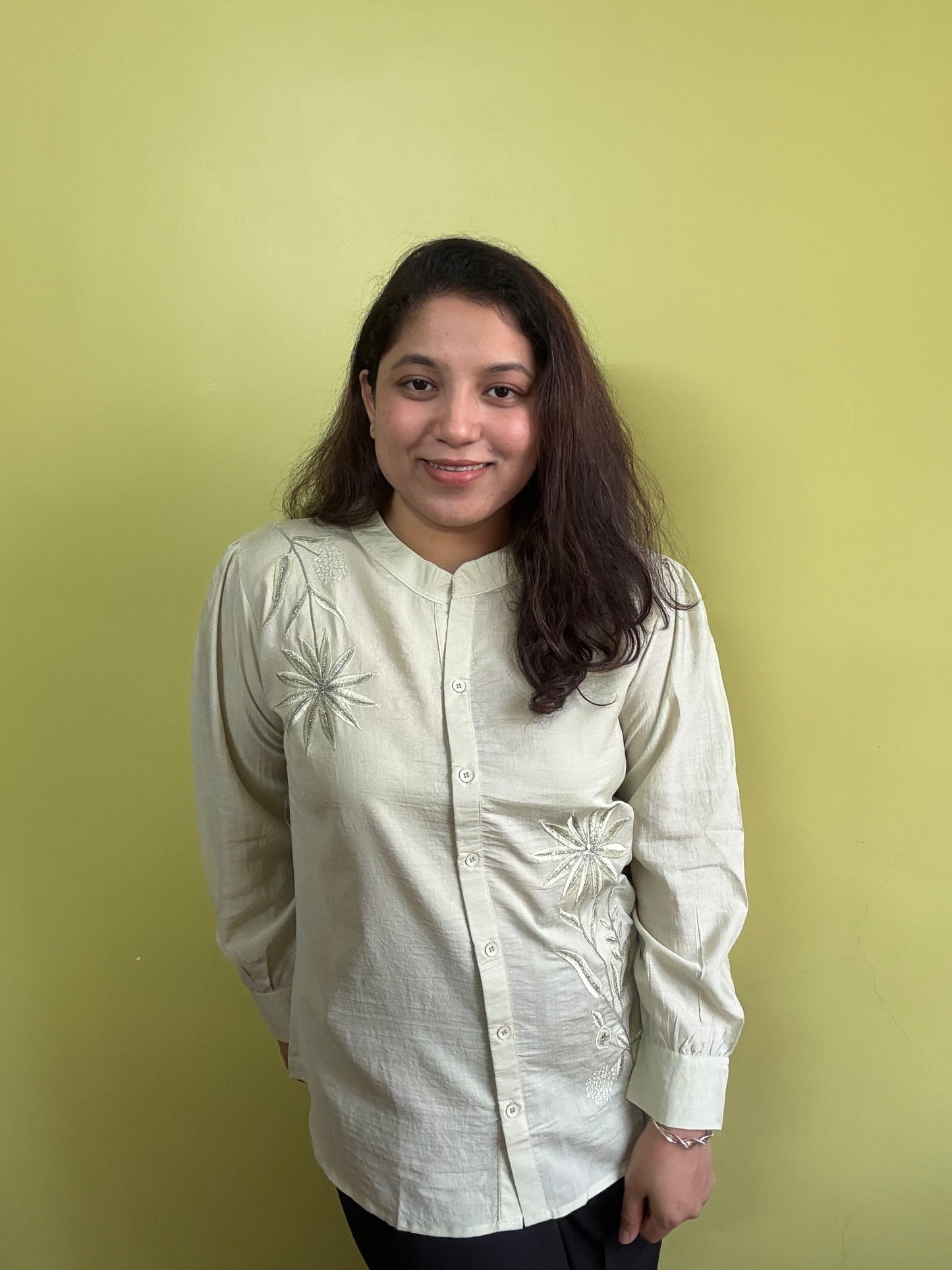Soft Pistachio Green Kurti Shirt