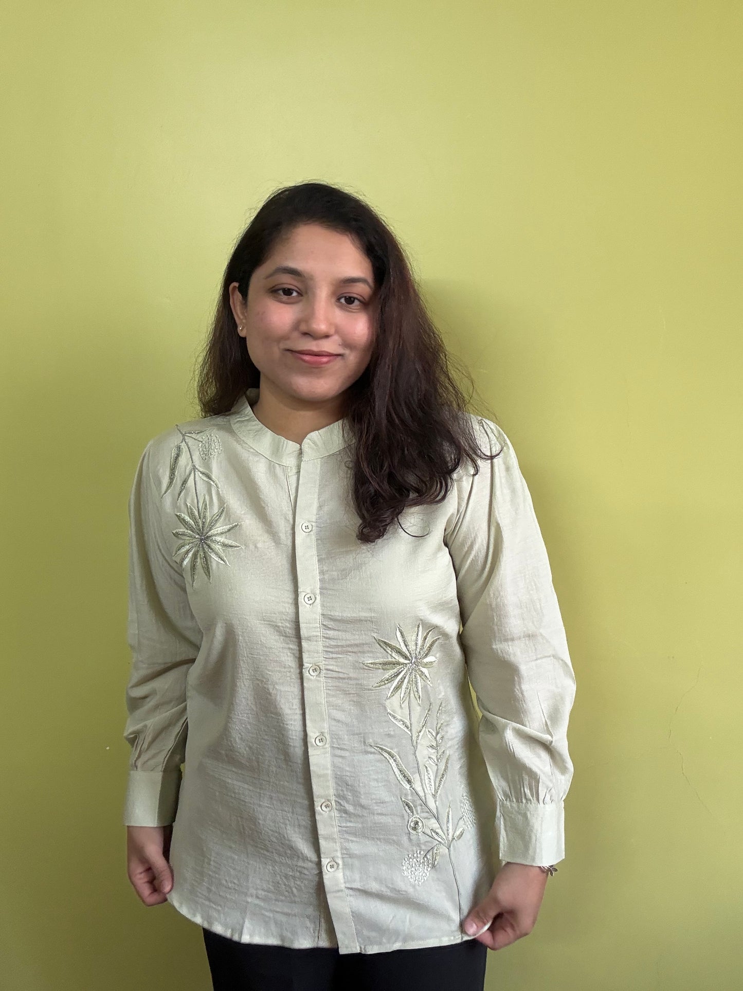 Soft Pistachio Green Kurti Shirt
