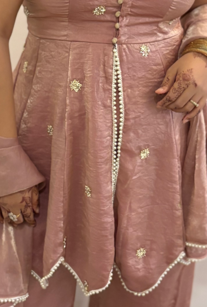 Dusty Pink Three-Piece Set