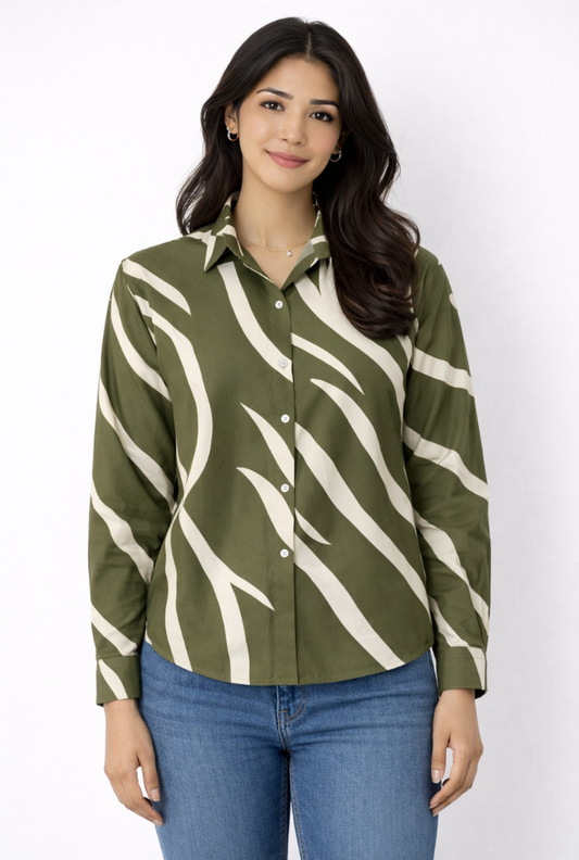 Zebra Print Olive